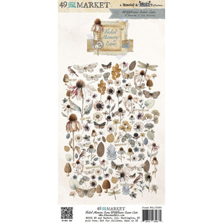 Wildflowers, Faded Memory Lane - 49 and Market Laser Cut Outs