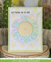 Magic Iris Butterfly Wreath Add-On - Lawn Cuts Custom Craft Die