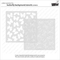 Butterfly Background - Lawn Clippings Coloring Stencils
