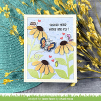 Henry's Build-A-Sentiment: Butterfly - Lawn Fawn Clear Stamps