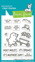 A Mole Lot of Flowers - Lawn Fawn Clear Stamps