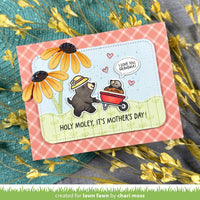 A Mole Lot of Flowers - Lawn Fawn Clear Stamps