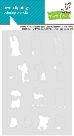 Stamp 'n Stencil Easter Eggs - Lawn Clippings Coloring Stencils