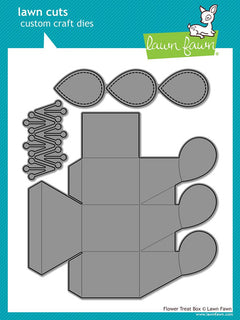 Flower Treat Box - Lawn Cuts Custom Craft Die