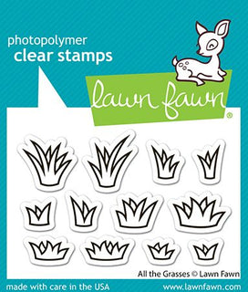 All the Grasses - Lawn Fawn Clear Stamps