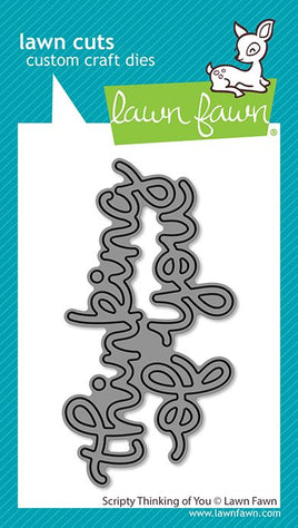 Scripty Thinking of You - Lawn Cuts Custom Craft Die