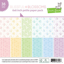 Blissful Blossoms - Lawn Fawn Petite Paper Pack 6"x6"