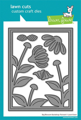 Big Blossom Backdrop: Portrait - Lawn Cuts Custom Craft Die