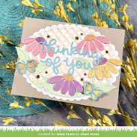 Stitched Scalloped Oval Stackables AddOn - Lawn Cuts Custom Craft Die