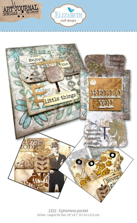 Ephemera Pocket - Elizabeth Craft Metal Die