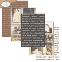 Journal Ephemera 1 - Elizabeth Craft Cardstock Pack 5.8"X8.3"