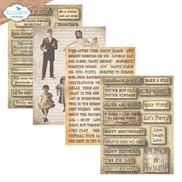 Journal Ephemera 1 - Elizabeth Craft Cardstock Pack 5.8"X8.3"