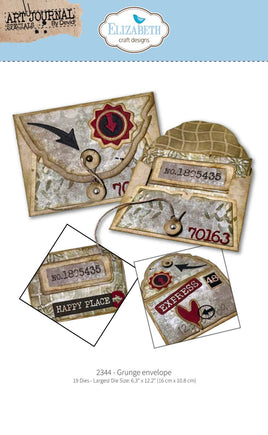 Grunge Envelope - Elizabeth Craft Metal Die