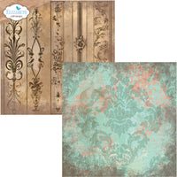 Backgrounds Volume 4 - Elizabeth Crafts Double-Sided Cardstock Pack 12"X12"