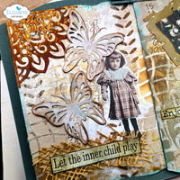 Split Tag Pocket Page - Elizabeth Craft Metal Die