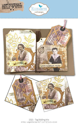 Tag Folding Trio - Elizabeth Craft Metal Die