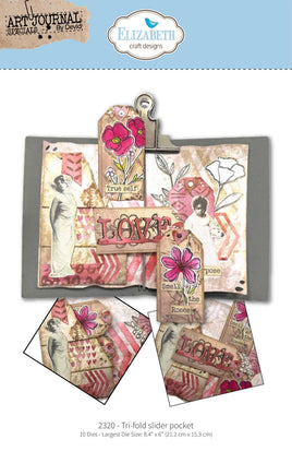 Tri-Fold Slider Pocket - Elizabeth Craft Metal Die