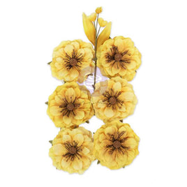 Honey Bloom - Prima Among the Wildflowers Paper Flowers 7/Pkg