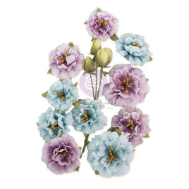 Lilac Breeze - Prima Among the Wildflowers Paper Flowers 14/Pkg