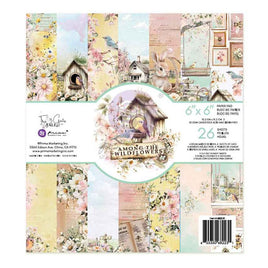 Among the Wildflowers - Prima Double-Sided Paper Pad 6"X6" 26/Pkg