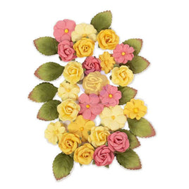Garden Notes - Prima Among the Wildflowers Paper Flowers 36/Pkg