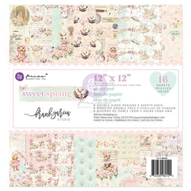 Sweet Spring - Frank Garcia Double-Sided Paper Pad 12"X12" 16/Pkg
