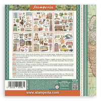Art of Travelling - Stamperia Assortment Rub-Ons 6"X6" 6/Pkg