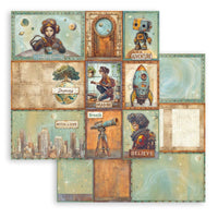 A New Beginning - Stamperia Backgrounds Double-Sided Paper Pad 12"X12" 10/Pkg