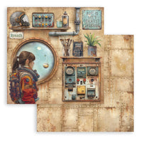 A New Beginning - Stamperia Backgrounds Double-Sided Paper Pad 12"X12" 10/Pkg