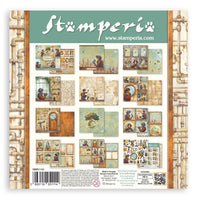 A New Beginning - Stamperia Backgrounds Double-Sided Paper Pad 8"X8" 10/Pkg