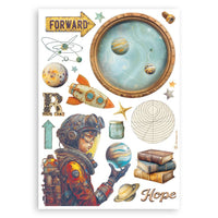 A New Beginning - Stamperia A5 Washi Pad 8/Pkg