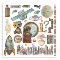 A New Beginning - Stamperia Assortment Rub-On 6"X6" 6/Pkg