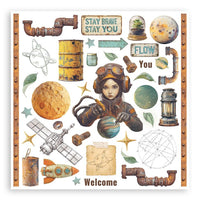 A New Beginning - Stamperia Assortment Rub-On 6"X6" 6/Pkg