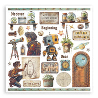 A New Beginning - Stamperia Assortment Rub-On 6"X6" 6/Pkg