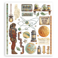 A New Beginning -  Stamperia Assortment Rub-On 8"X9" - 6/Pkg