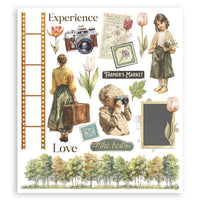 Art of Travelling - Stamperia Assortment Rub-On 8"X9" - 6/Pkg