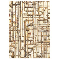 A New Beginning - Stamperia Rice Paper Backgrounds A6 8/Pkg