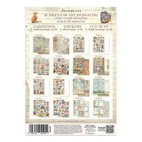 Art of Travelling - Stamperia Junk Journal Stickers, Cut-Outs & Backgrounds