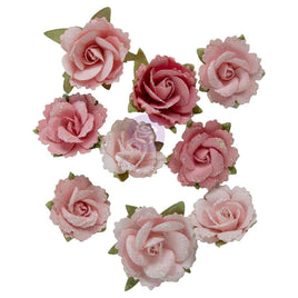 Enveloped Roses - Prima Paper Flowers 9/Pkg