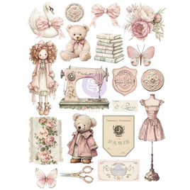Buttons & Keepsakes - Prima A4 Transfer Sheet