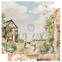 Homegrown - Prima Double-Sided Paper Pad 12"X12" 14/Pkg