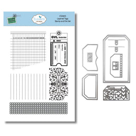 Layered Tags - Elizabeth Crafts Stamp And Die Set