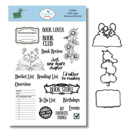 Book Lover - Elizabeth Crafts Stamp And Die Set