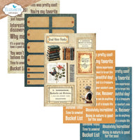 Everyday Ephemera 2 - Elizabeth Crafts Cardstock Pack 5.8"X8.3"
