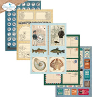 Everyday Ephemera 2 - Elizabeth Crafts Cardstock Pack 5.8"X8.3"