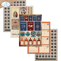 Everyday Ephemera 2 - Elizabeth Crafts Cardstock Pack 5.8"X8.3"