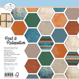 Rest & Relaxation - Elizabeth Crafts Double-Sided Cardstock 12"X12"