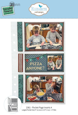 Pocket Page Inserts 4 - Elizabeth Crafts Metal Dies