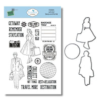 Let's Go! - Elizabeth Crafts Stamp And Die Set