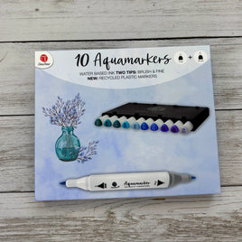 Deco Time Aquamarkers - Sky Hues